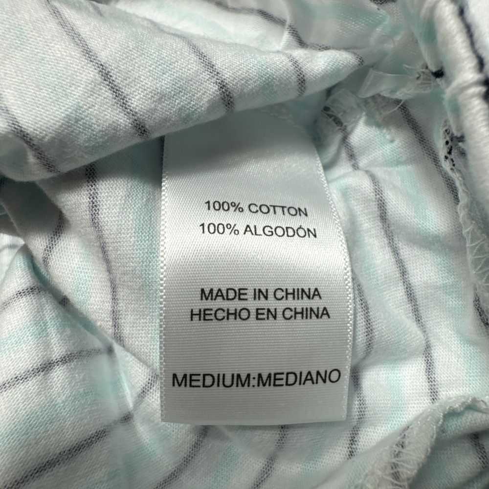 Carole Hochman Womens‎ Blue White Striped Cotton Pajama Shorts Medium ZCH97720 - Picture 6 of 7